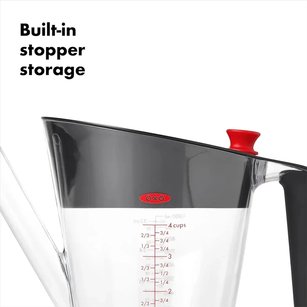 OXO Good Grips 4 Cup Fat Separator and Angled Turkey Baster Bundle